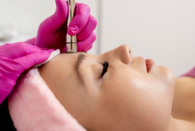 Diamond microdermabrasion